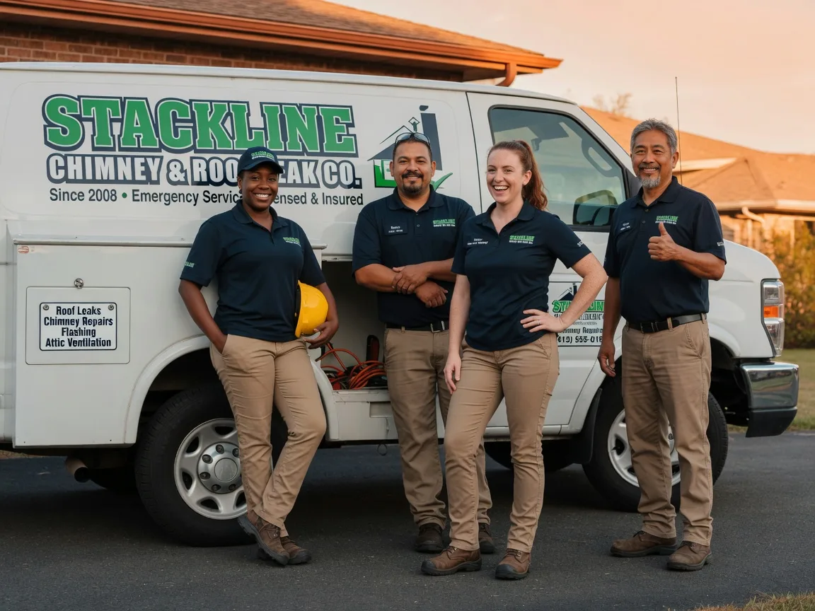 Chimney flashing repair company in Patton, CA